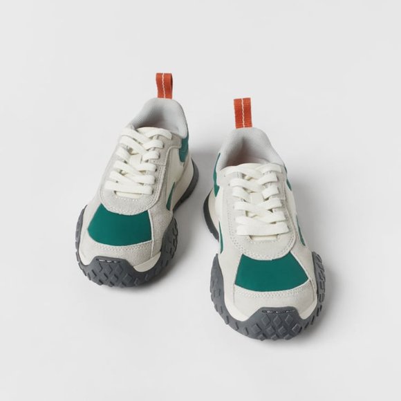 NWT ZARA KIDS/ LEATHER SNEAKERS 507 - REF 3307/130 KIDS 5, 2.5, 2 - Picture 5 of 8